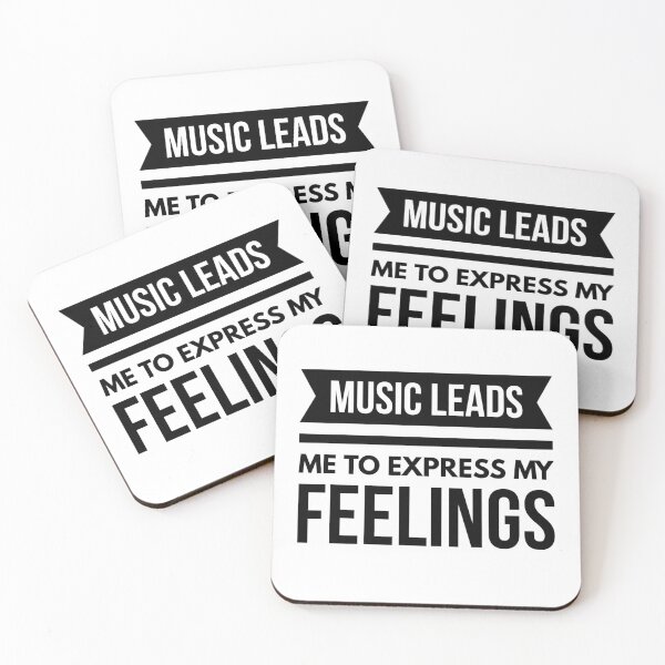 Item preview, Music Leads Me To Express My Feelings designed and sold by Groovy Glammer.