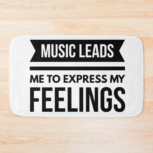 Item preview, Music Leads Me To Express My Feelings designed and sold by Groovy Glammer.