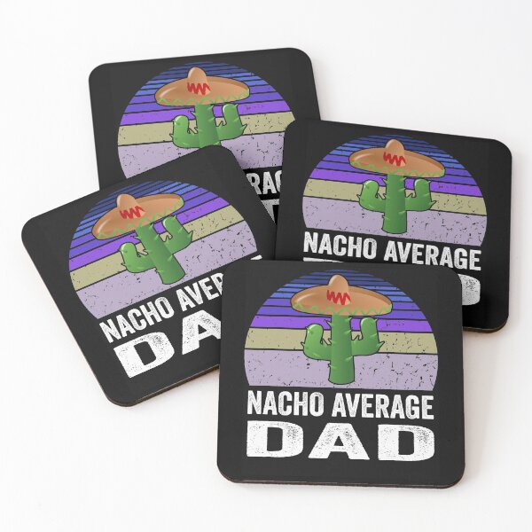 Item preview, NACHO AVERAGE DAD - Cute NACHO AVERAGE DAD Shirt - Vintage Finish Nacho Lover Tee designed and sold by NewDayDesigns.