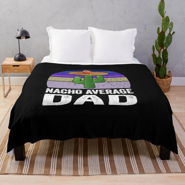 Item preview, NACHO AVERAGE DAD - Cute NACHO AVERAGE DAD Shirt - Vintage Finish Nacho Lover Tee designed and sold by NewDayDesigns.