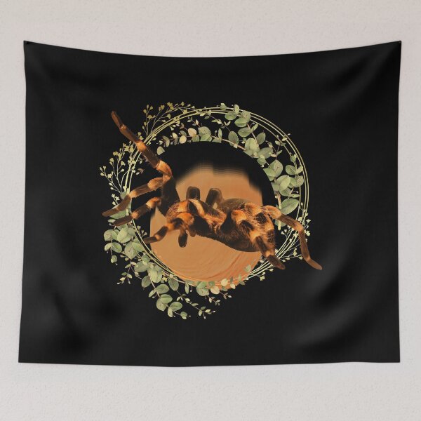 Item preview, Exquisite Tarantula In Leaf Frame Design designed and sold by EarthArtDesigns.