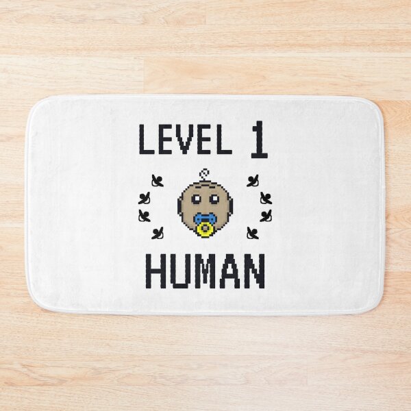 Item preview, Level 1 Human - Cute baby emoticon - Pixelated babies designed and sold by For the love of Pixels.