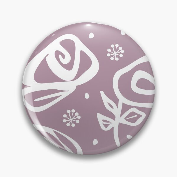 Item preview, Abstract white roses on mauve background designed and sold by ShirleyLab.