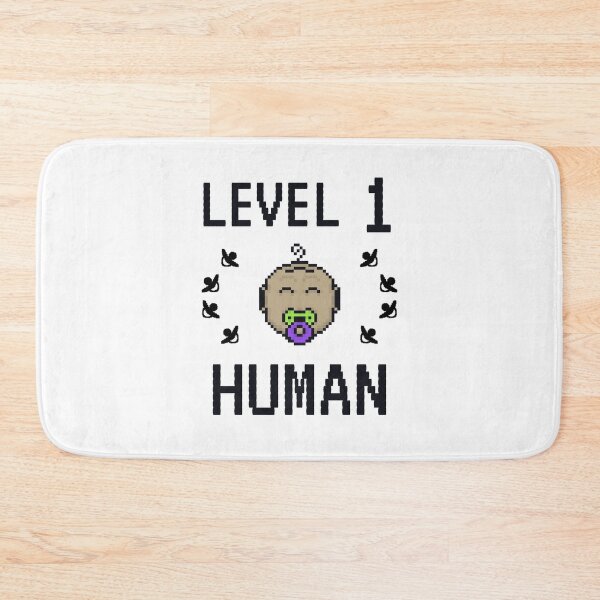 Item preview, Level 1 Human - Cute baby emoticon - Pixelated babies designed and sold by For the love of Pixels.