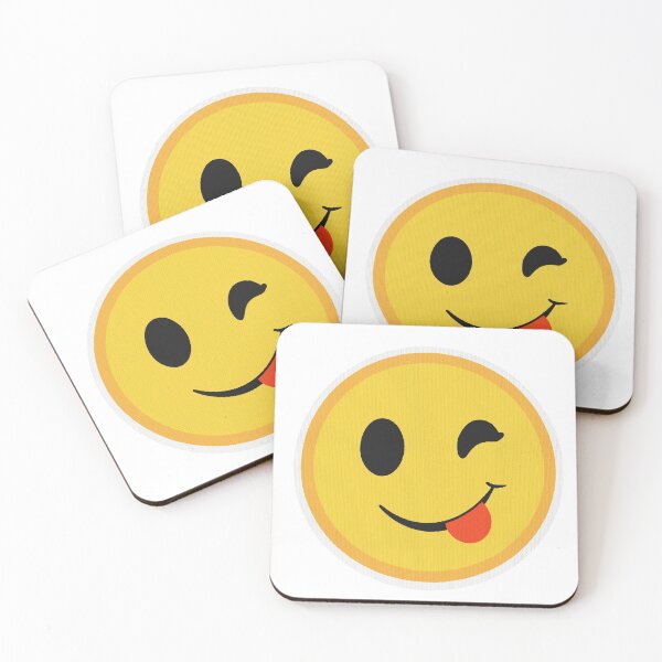 Item preview, Smile emoticon winking tongue out designed and sold by Zela.
