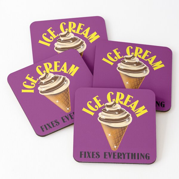 Item preview, ICE CREAM FIXES EVERYTHING  designed and sold by RetroPlaceee.