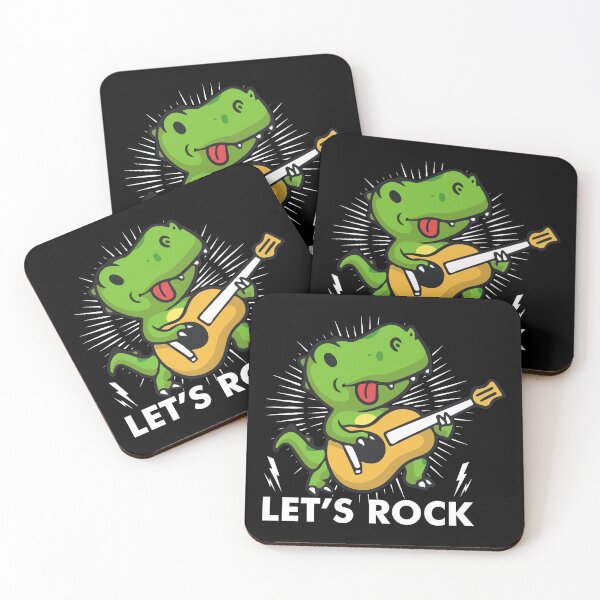 Item preview, Dinosaur Lets Rock Love Music designed and sold by goyette20.