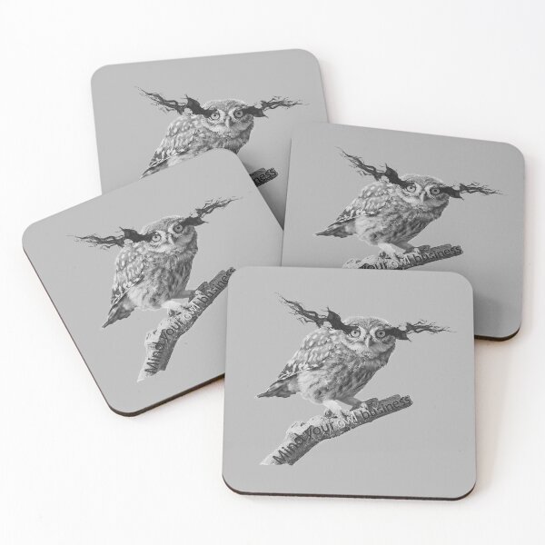 Item preview, Funny mind your owl business designed and sold by AnimaDesign _.