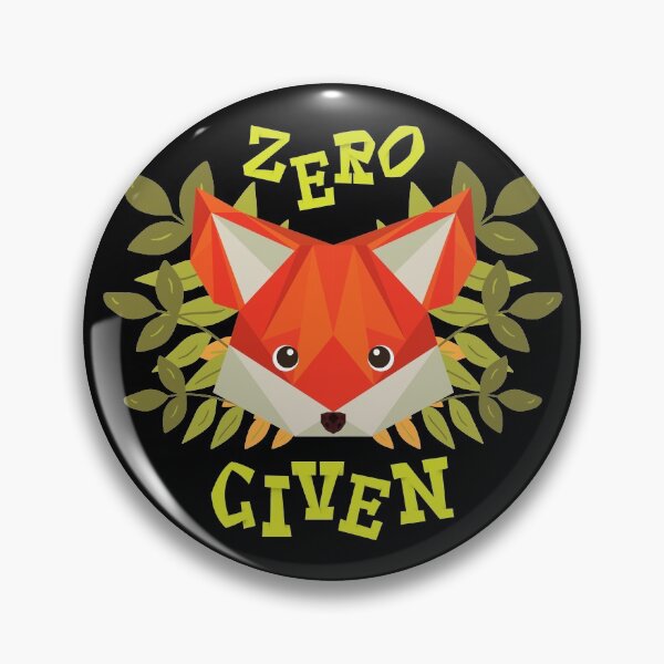 Item preview, Zero fox given designed and sold by onemoremask.