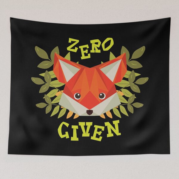 Item preview, Zero fox given designed and sold by onemoremask.