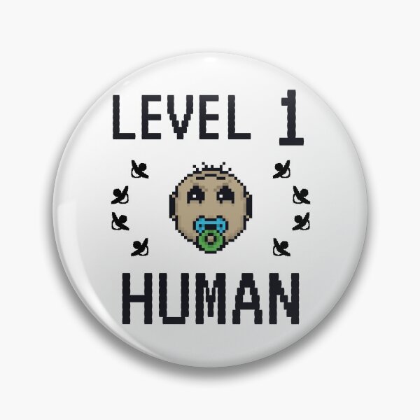 Item preview, Level 1 Human - Cute baby emoticon - Pixelated babies designed and sold by For the love of Pixels.