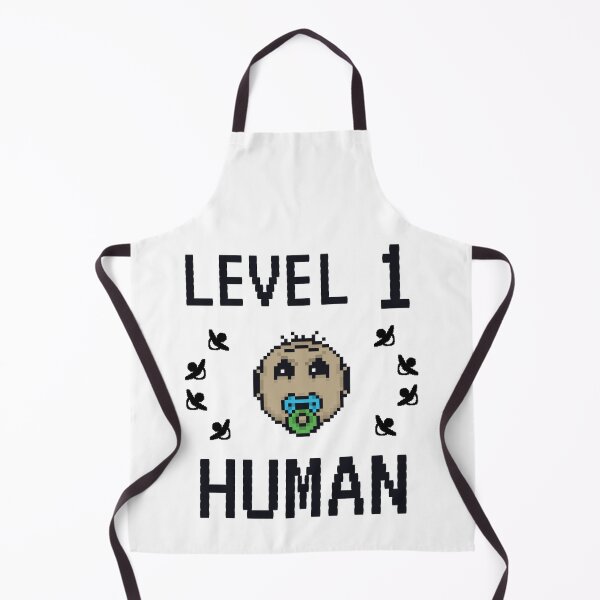 Item preview, Level 1 Human - Cute baby emoticon - Pixelated babies designed and sold by For the love of Pixels.
