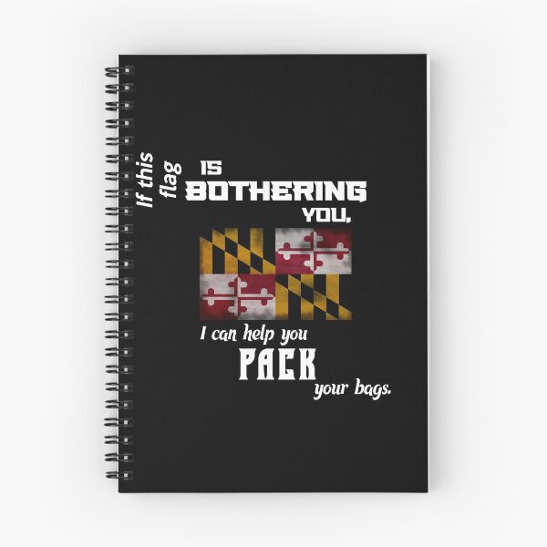 Item preview, Maryland flag - pack your bags designed and sold by 2Girls1Shirt.