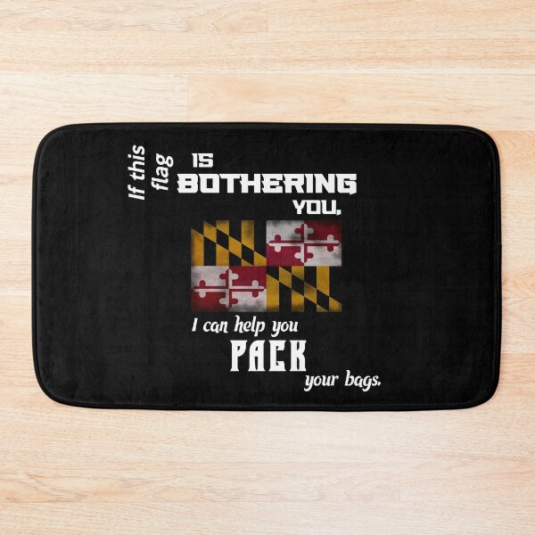 Item preview, Maryland flag - pack your bags designed and sold by 2Girls1Shirt.