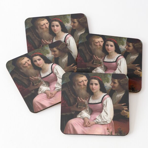 Aperçu de l'œuvre Entre richesse et amour de Bouguereau créée et vendue par academic-art.