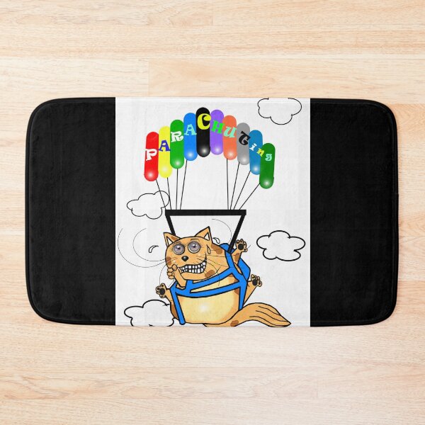 Item preview, Parachuting - Cat  designed and sold by Shirley cute art .