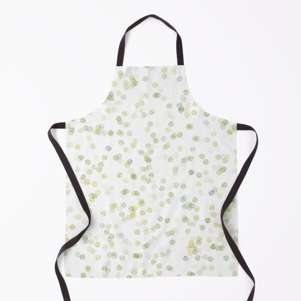 Item preview, Dotted Yellow Circles Abstract Scatter Pattern designed and sold by MixinMadness.