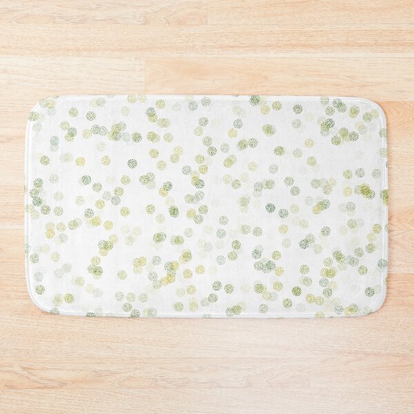 Item preview, Dotted Yellow Circles Abstract Scatter Pattern designed and sold by MixinMadness.