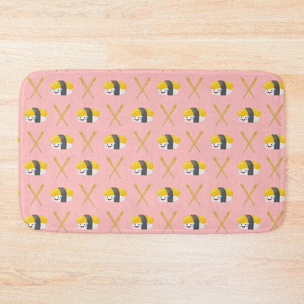 Item preview, Japanese Weather Forecast Chilly Today Hot Tamago Patterns in beige | Gifts for all sushi lovers designed and sold by subtleday.