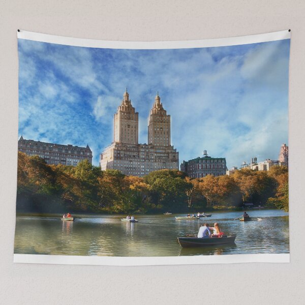Item preview, Boating on the lake at Central Park, New York City designed and sold by Neilchurcherart.
