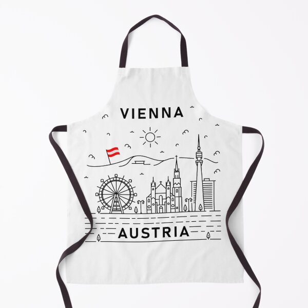 Item preview, Vienna Sticker | Vienna Skyline | Skyline of Vienna | Ferris Wheel designed and sold by CAMM Designs.