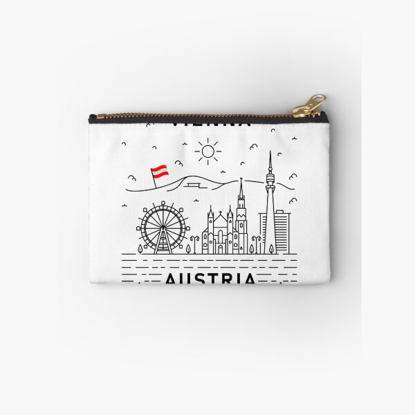 Item preview, Vienna Sticker | Vienna Skyline | Skyline of Vienna | Ferris Wheel designed and sold by CAMM Designs.