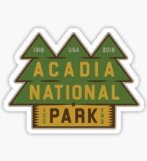 Acadia National Park 100th Birthday Graphic Sticker