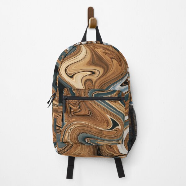 Artikelvorschau, Brown & Turquoise Abstract Marble entworfen und verkauft von Flydea.