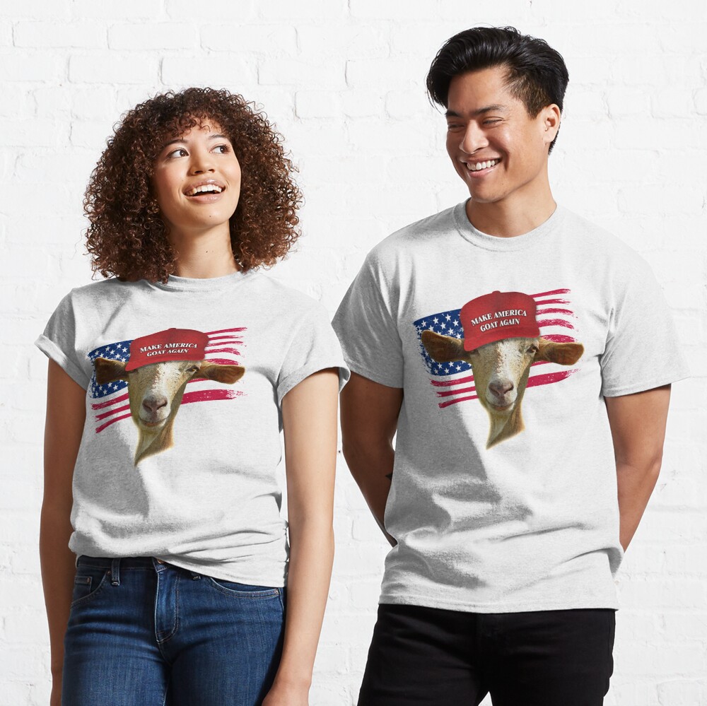 Make America GOAT Again Golden Guernsey Goat Classic T-Shirt