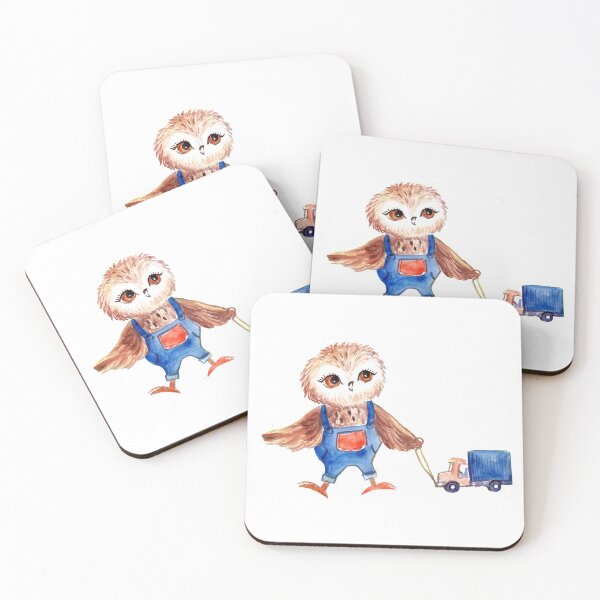 Artikelvorschau, Süße Eule. Aquarell Eule. Coole Baby-Eule. Eule für Kinder. entworfen und verkauft von ZheltakovaIana.