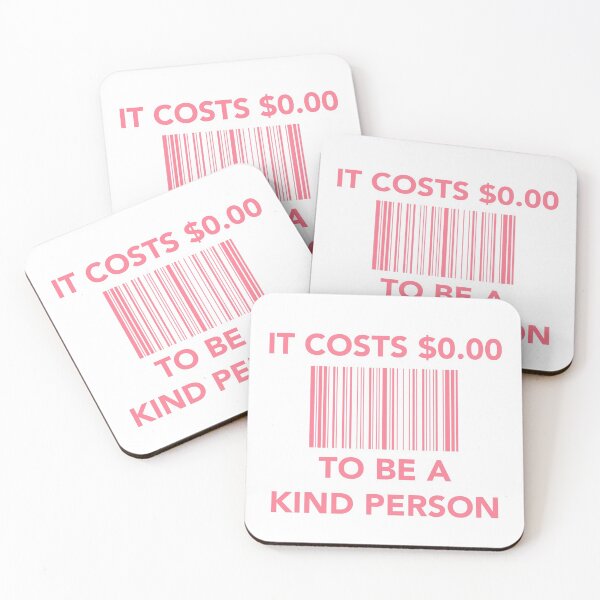 Item preview, It costs $0.00 to be a kind person designed and sold by lizziesumner.