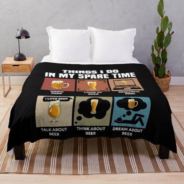 Item preview, Things I Do in My Spare Time Drinking Beer designed and sold by ElsieUnderwood.