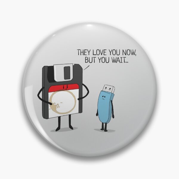 Artikelvorschau, Die kaffeebefleckte Diskette entworfen und verkauft von Nerd Shizzle.