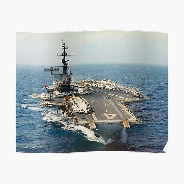 USS Midway CVA 41 Personalized Canvas Ship Photo Print Navy Veteran Gift 