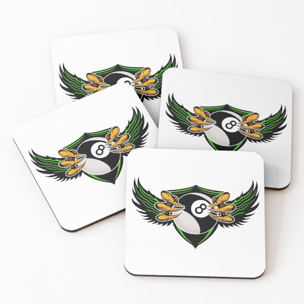 Item preview, 8ball Wings | Pool Billiards Eightball  designed and sold by AllKindsOfStuff.