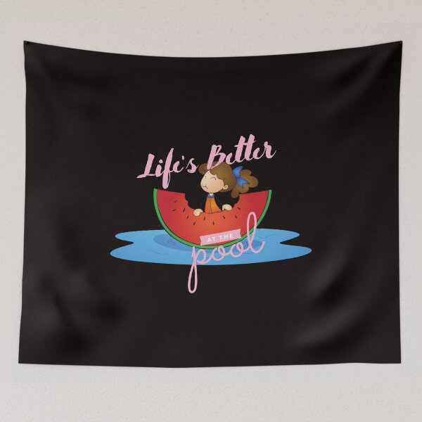 Item preview, Life is Better at the Pool designed and sold by Nikiolilalala.