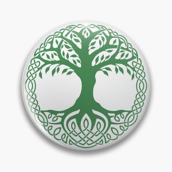 Artikelvorschau, Wikingersymbol - Yggdrasil - Lebensbaum - Grün entworfen und verkauft von Harley-Jay.