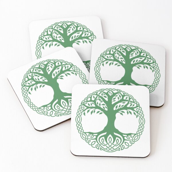 Item preview, Vikings Symbol - Yggdrasil - Tree of Life - Green designed and sold by Harley-Jay.