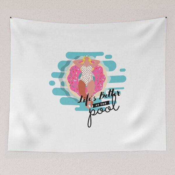 Item preview, Life is Better at the Pool designed and sold by Nikiolilalala.