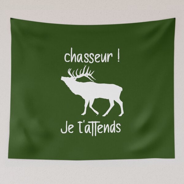 Aperçu de l'œuvre humour , chasseur ! je t'attends créée et vendue par loiret1958.