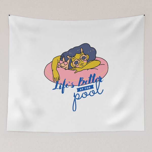 Item preview, Life is Better at the Pool designed and sold by Nikiolilalala.