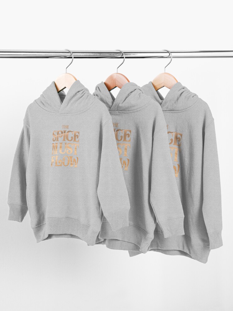 Alternate view of The Spice Must Flow, Dune Toddler Pullover Hoodie