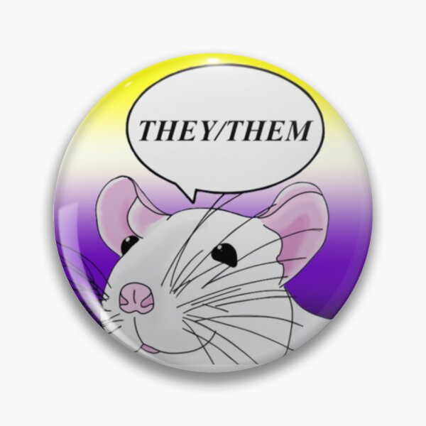 Item preview, They/Them Pronoun (Nonbinary Flag) designed and sold by secondhandheals.