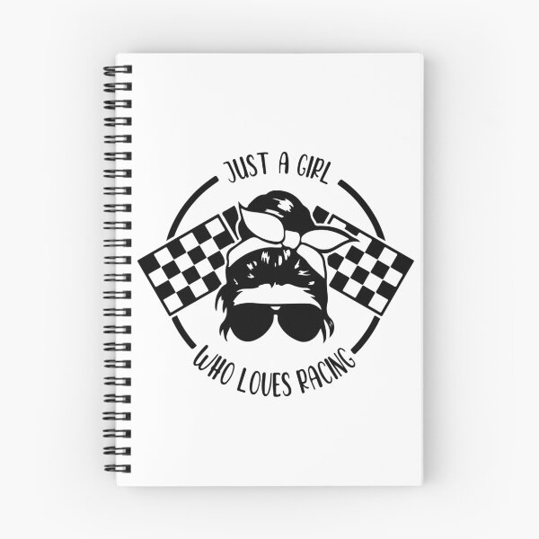 Item preview, Just a Girl Who Loves Racing designed and sold by Urlan.