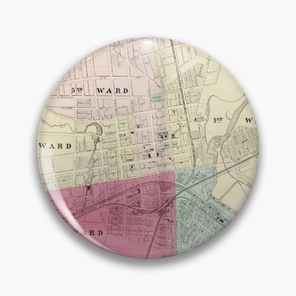 Item preview, Old Rome NY Map (1874) Vintage Copper City New York Atlas designed and sold by BravuraMedia.