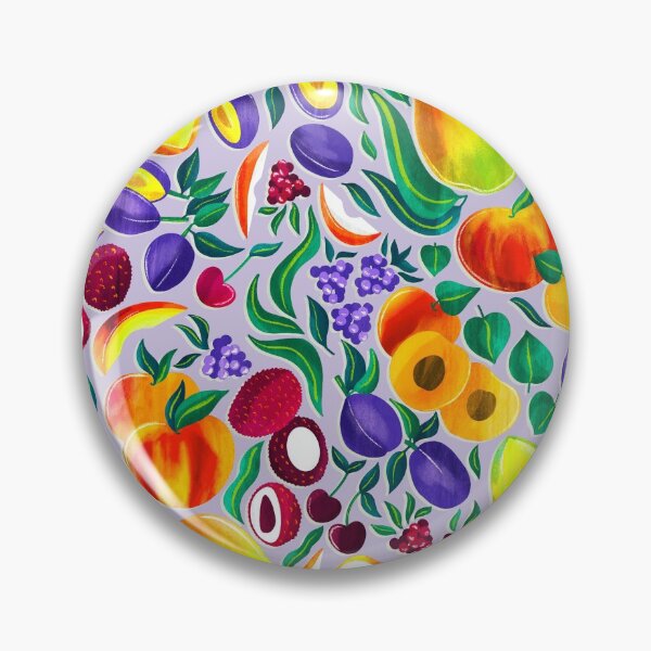 Item preview, Stone Fruit Fiesta - Lilac  designed and sold by TigaTiga.