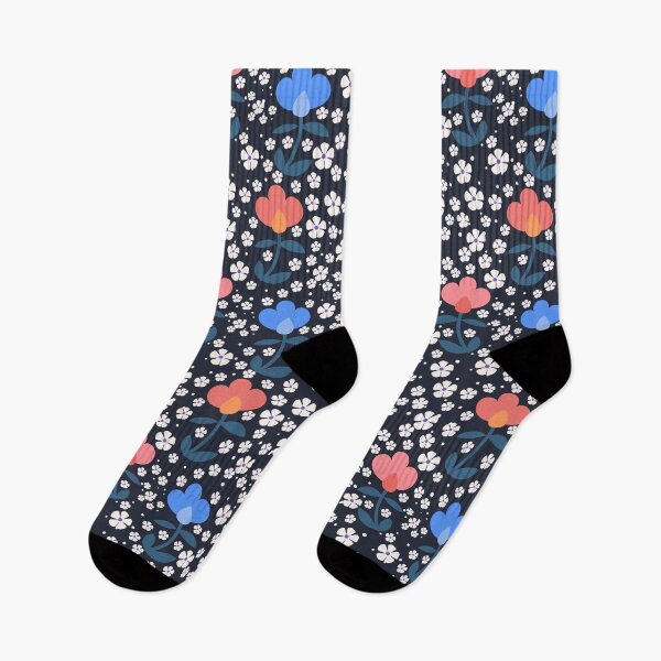 Item preview, Floral Pattern With Colorful Bellflowers designed and sold by Victoria Riabov.
