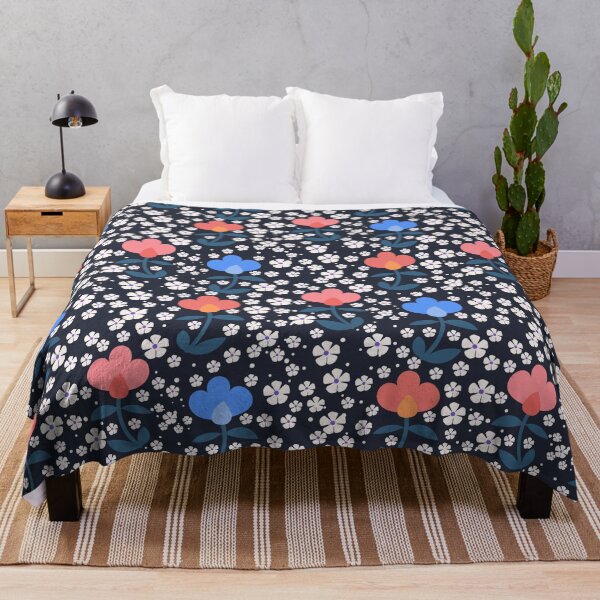 Item preview, Floral Pattern With Colorful Bellflowers designed and sold by Victoria Riabov.