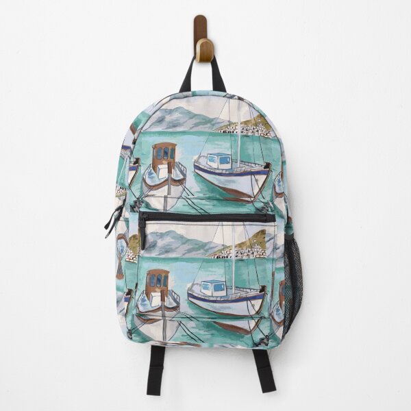 Item preview, Sailboats in port. designed and sold by Karine Dupras.
