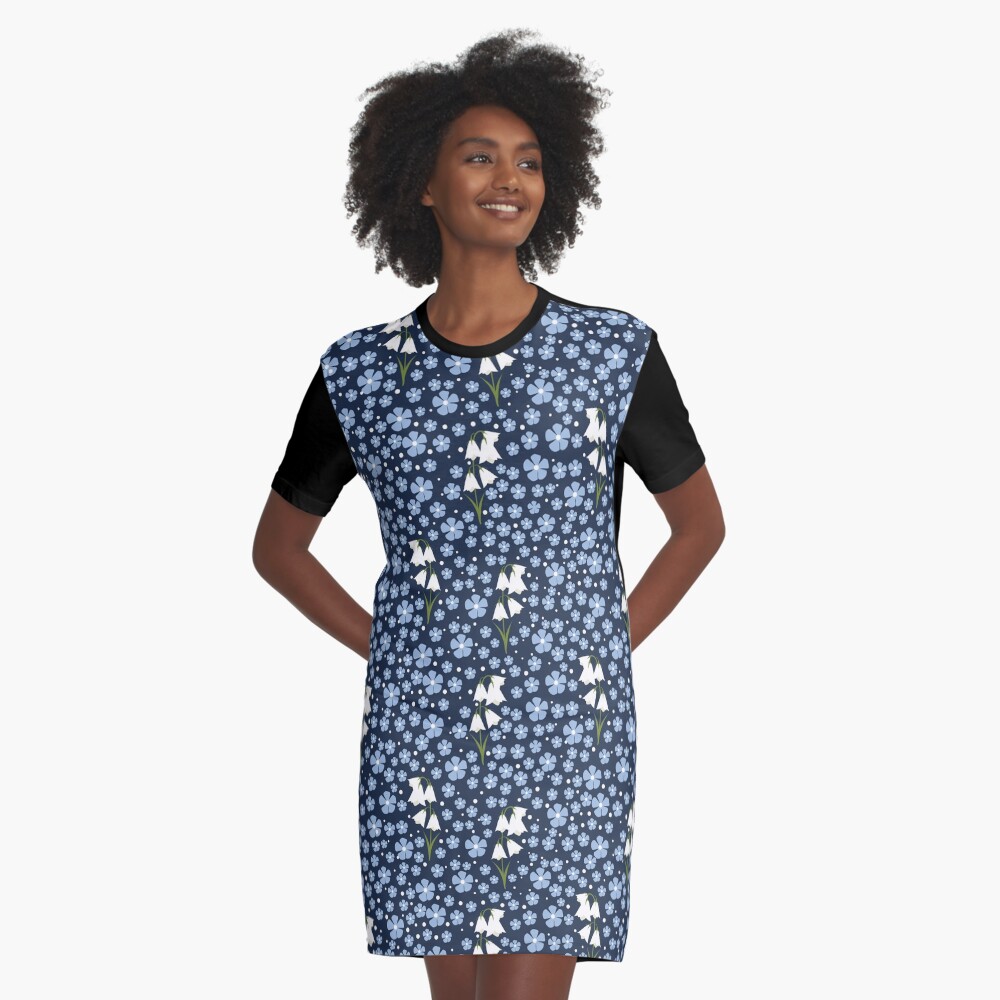 Item preview, Graphic T-Shirt Dress designed and sold by vectormarketnet.